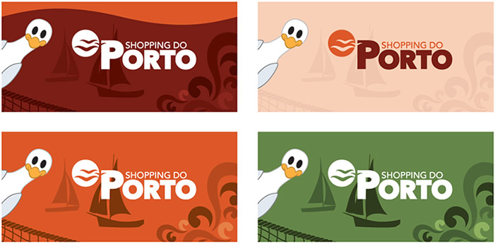Programação Visual do Shopping do Porto